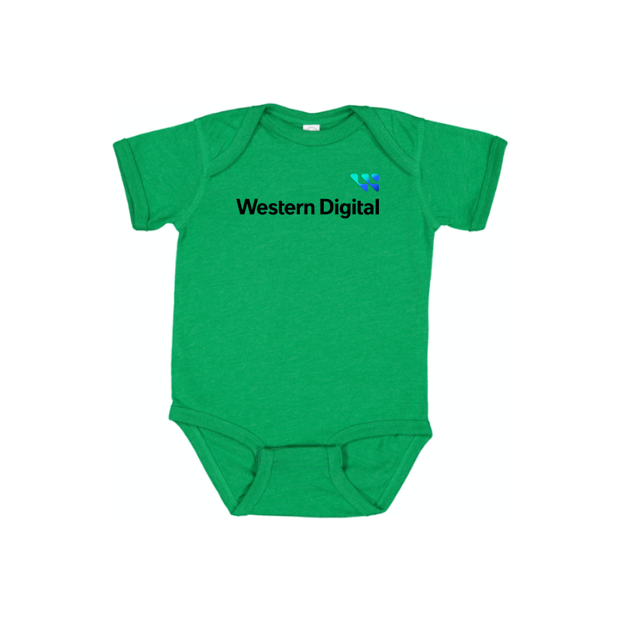 Western Digital Logo Baby Onesie Romper