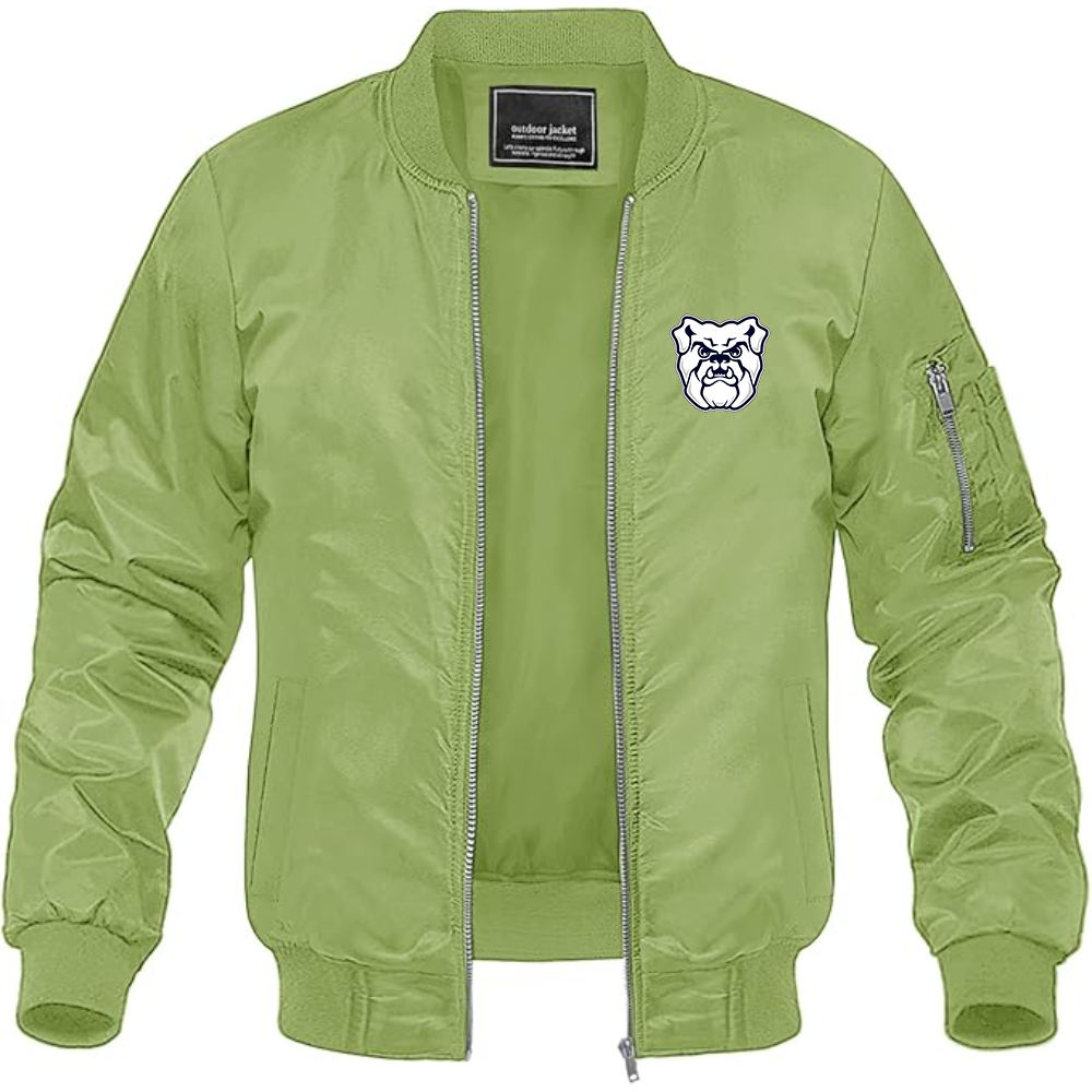 Men's Butler Bulldogs   Lightweight Bomber Jacket Windbreaker Softshell Varsity Jacket Coat