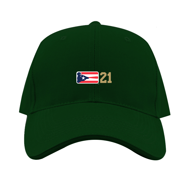 Liga de Beisbol Profesional Roberto Clemente Logo  Dad Baseball Cap Hat