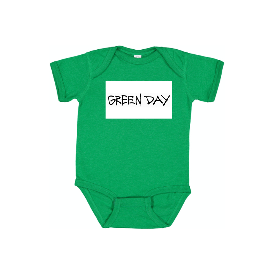 Green Day Logo Baby Onesie Romper