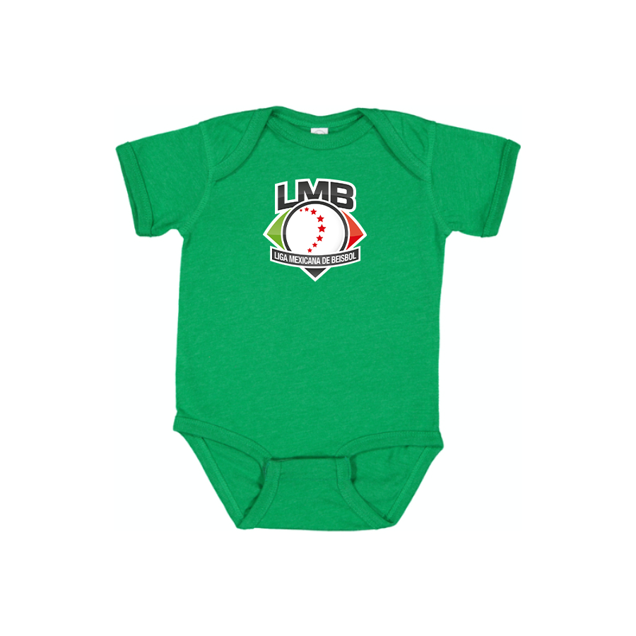 Liga Mexicana de Béisbol Logo Baby Onesie Romper