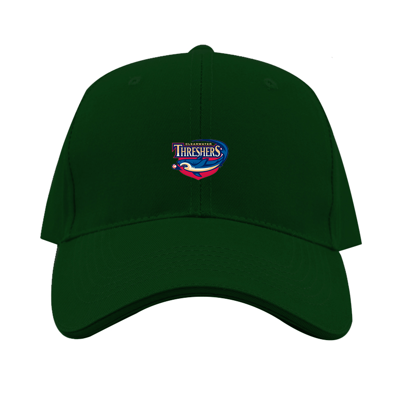 Clearwater Threshers Logo  Dad Baseball Cap Hat