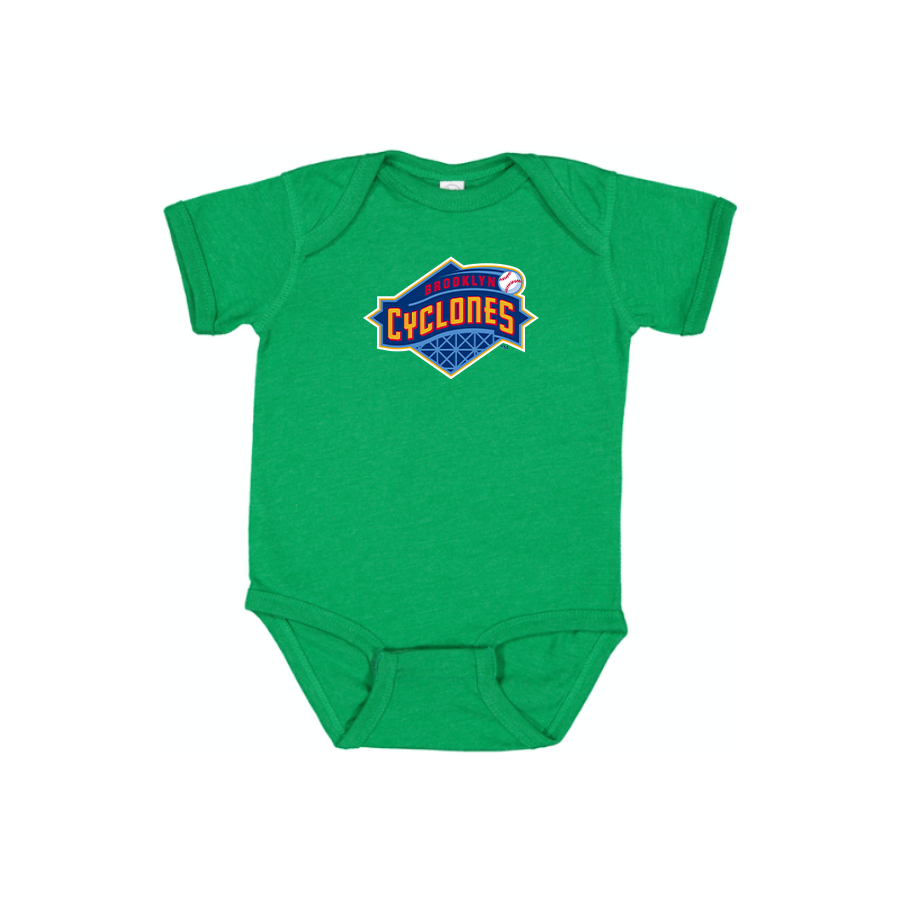 Brooklyn Cyclones Logo Baby Onesie Romper