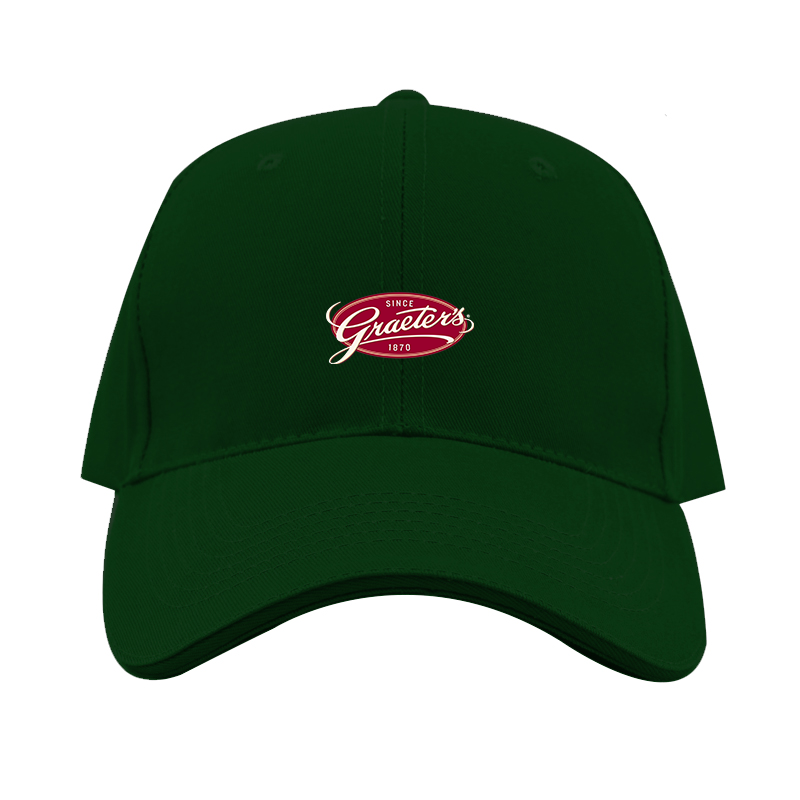 Graeters Logo  Dad Baseball Cap Hat