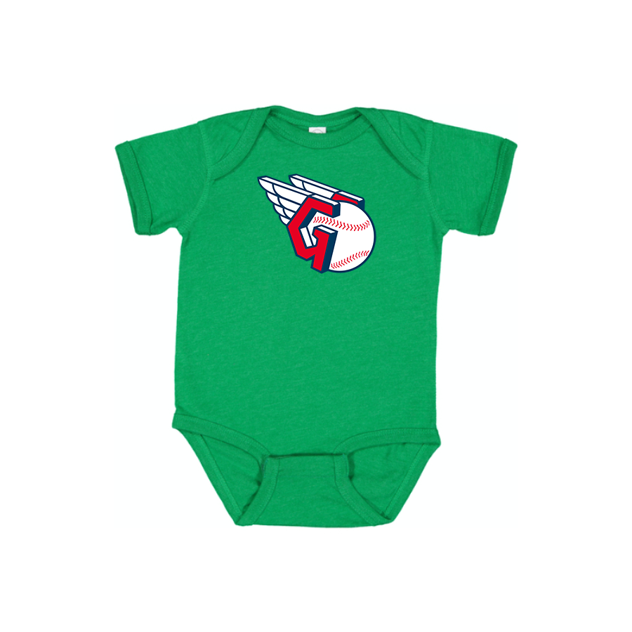Cleveland Guardians  Logo Baby Onesie Romper