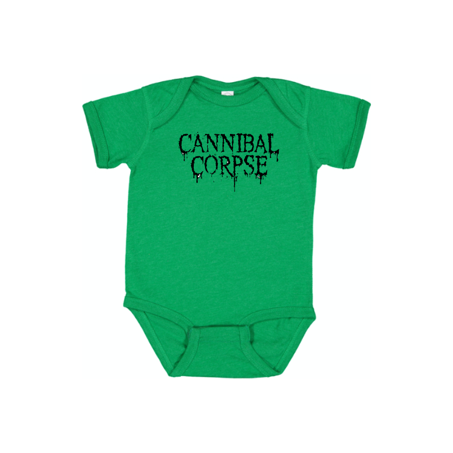 Cannibal Corpse Logo Baby Onesie Romper