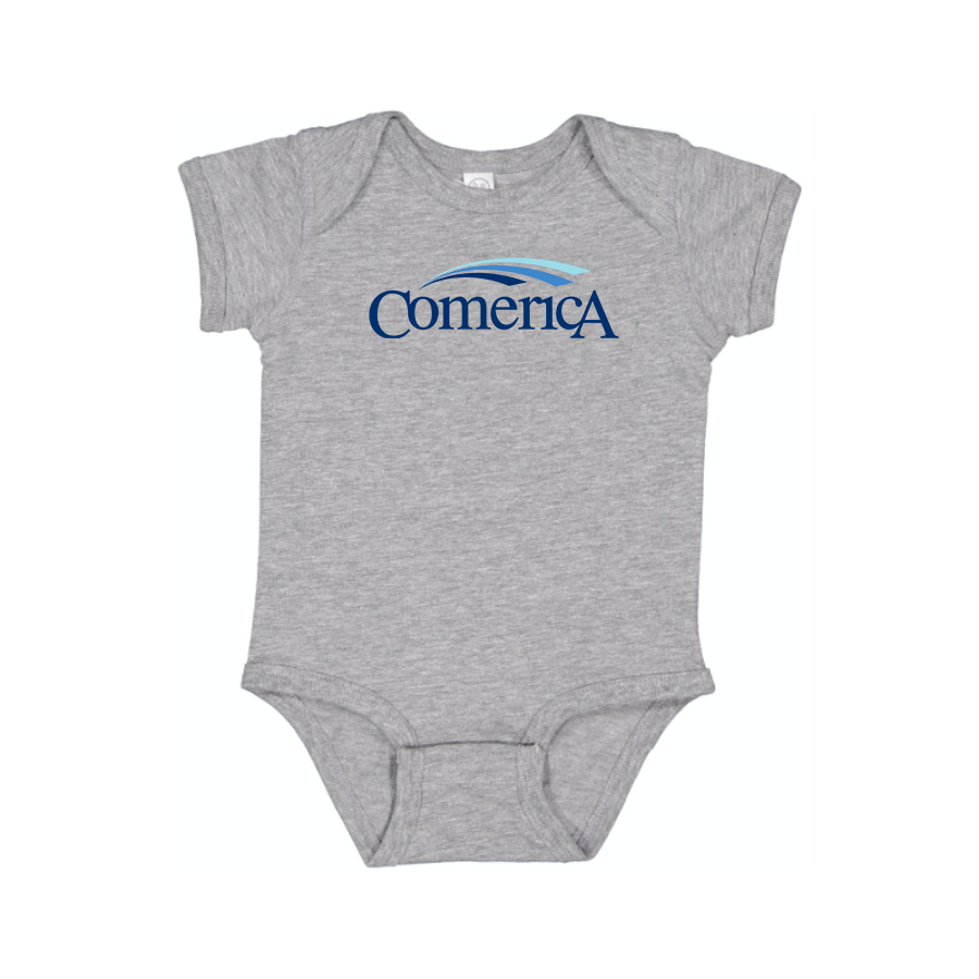 Comerica  Logo Baby Onesie Romper