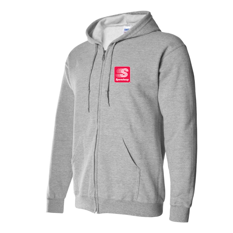 Men's Speedway Gas Station Logo Zipper Hoodie