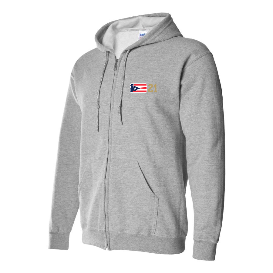 Men's Liga de Beisbol Profesional Roberto Clemente Logo Zipper Hoodie
