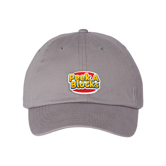 Peek A Blocks  Valucap Adult Bio-Washed Classic Dad Hat
