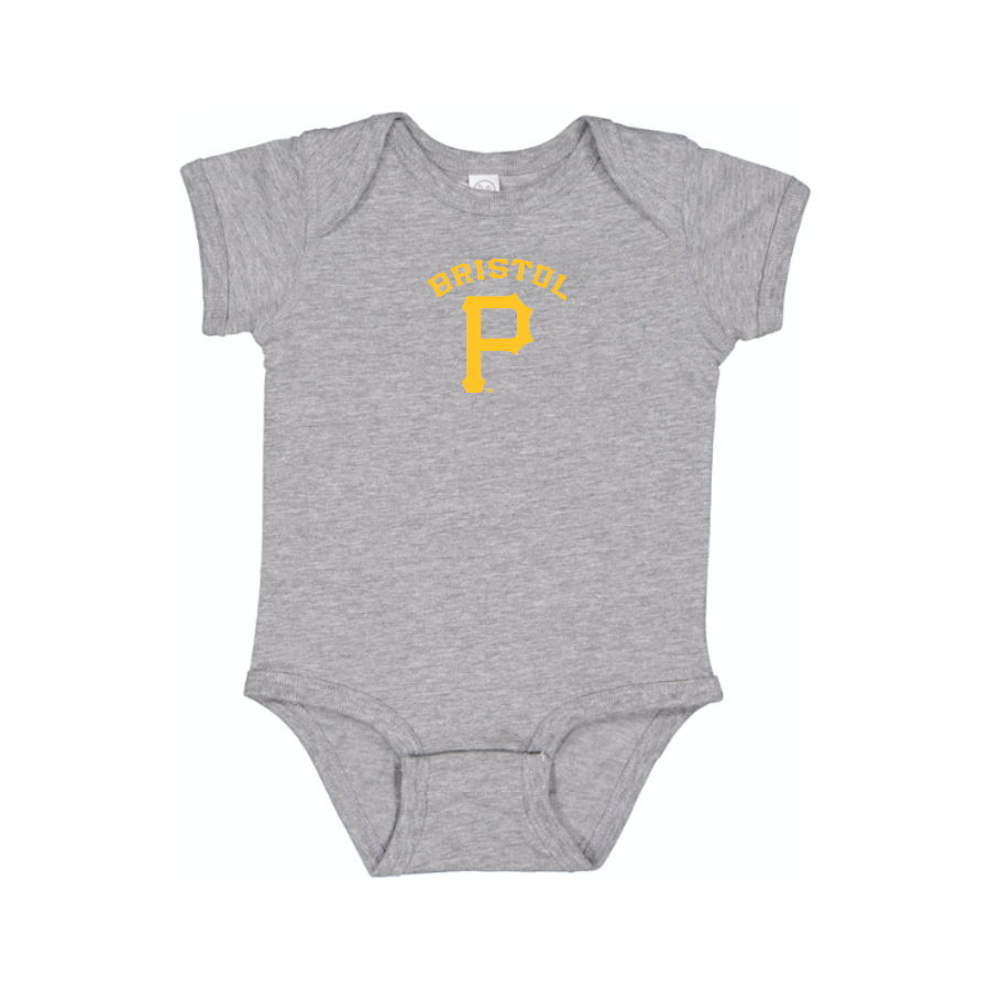 Bristol Pirates  Logo Baby Onesie Romper