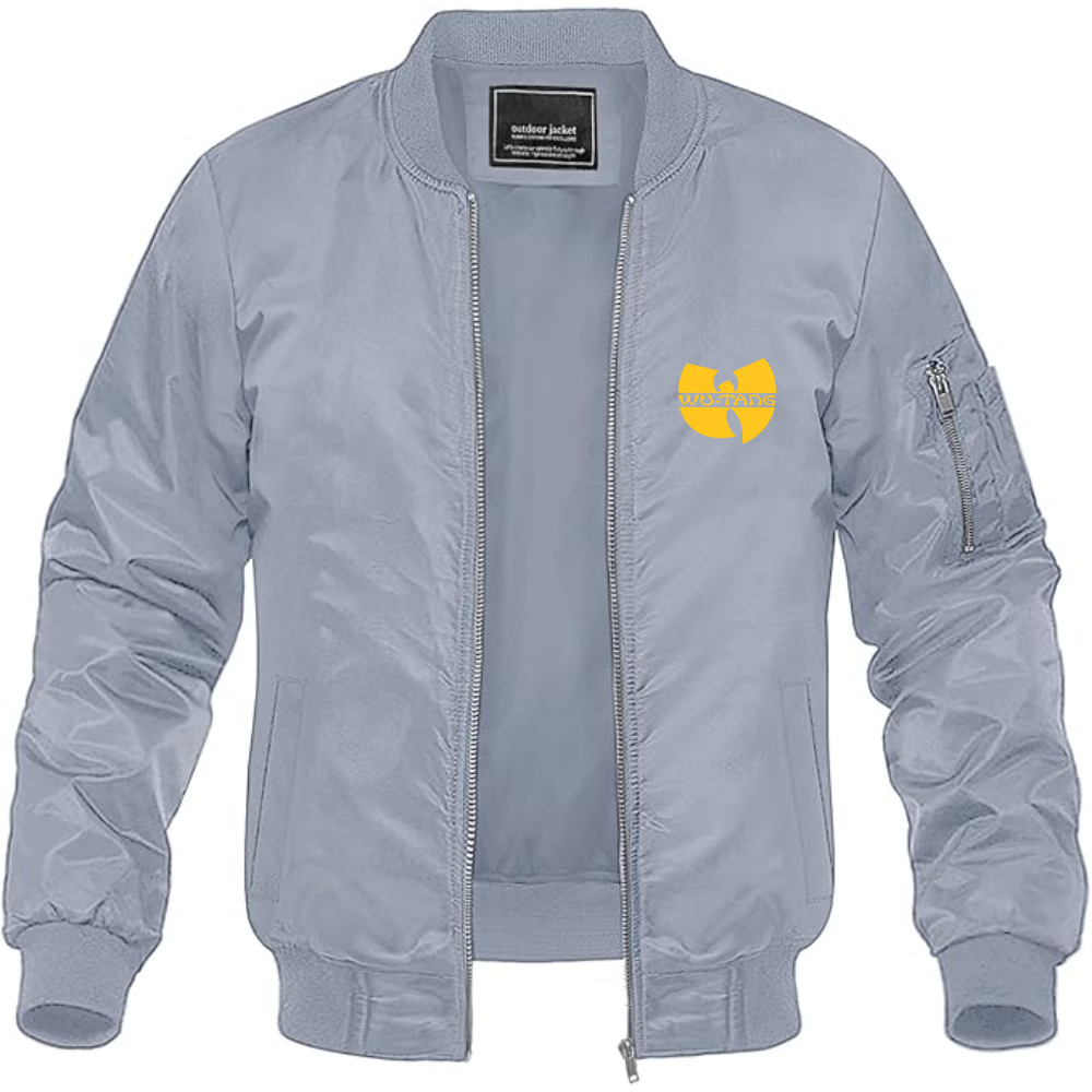 Men's  Wu-Tang Clan Lightweight Bomber Jacket Windbreaker Softshell Varsity Jacket Coat