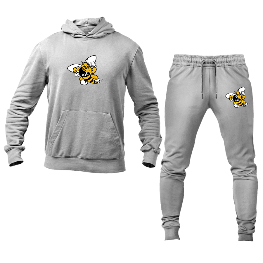 Men's AIC Yellow Jackets Hoodie Joggers Set