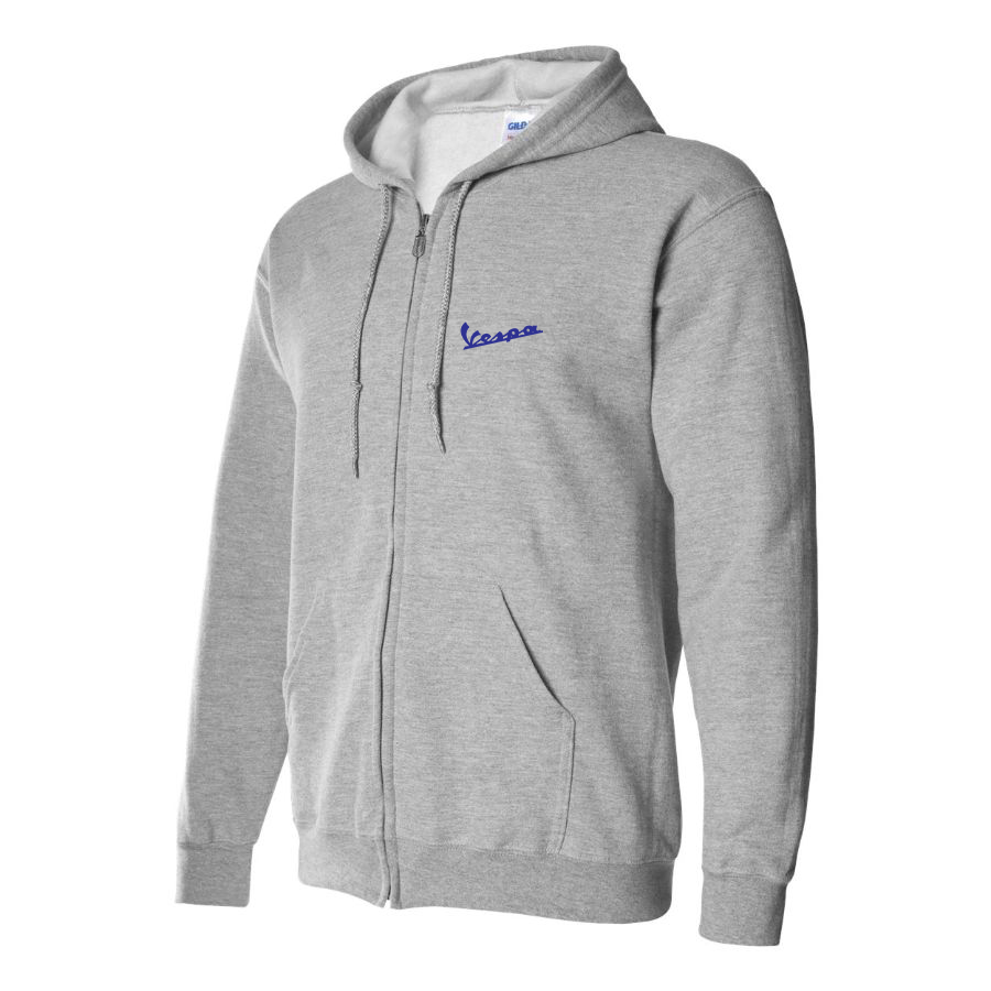 Men's Vespa Logo Zipper Hoodie