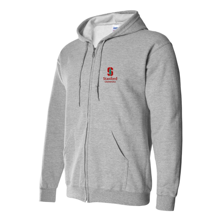 Men's Stanford University Logo  Zipper Hoodie