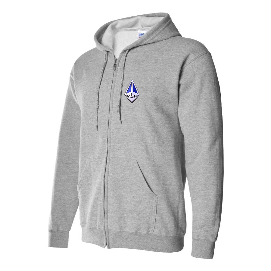 Men's VLF Logo Zipper Hoodie