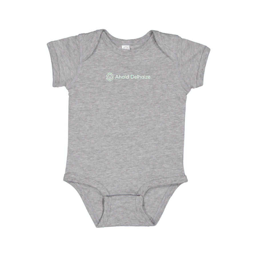 Ahold Delhaize Vertical Logo  Baby Onesie Romper