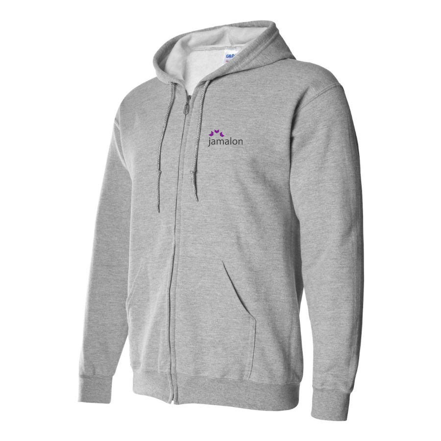 Men's Jamalon Logo Zipper Hoodie