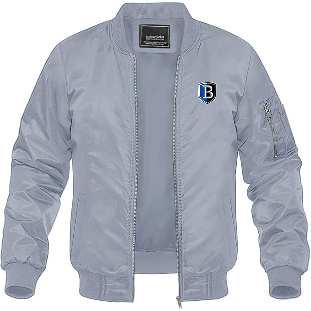 Men's  Bentley Falcons   Lightweight Bomber Jacket Windbreaker Softshell Varsity Jacket Coat