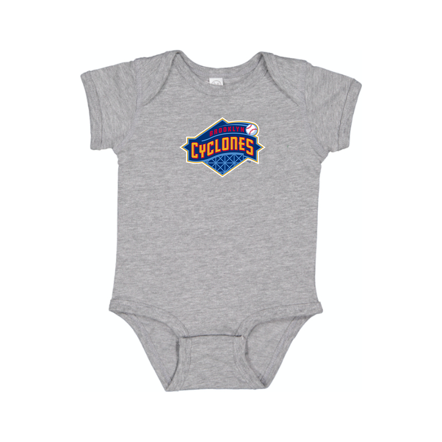 Brooklyn Cyclones Logo Baby Onesie Romper