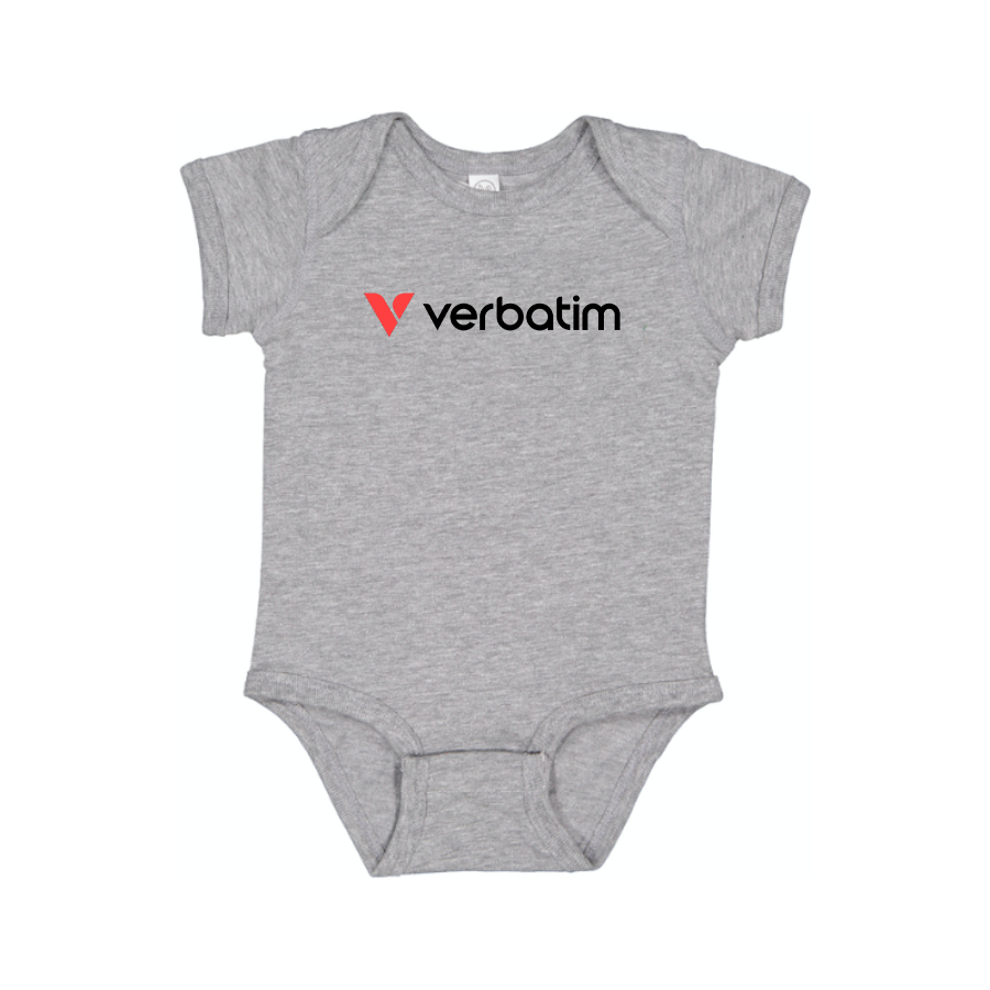 Verbatim Logo Baby Onesie Romper