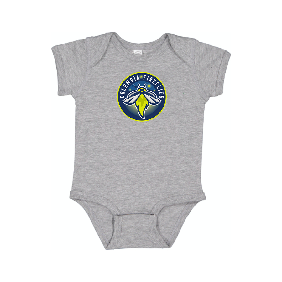Columbia Fireflies Logo Baby Onesie Romper