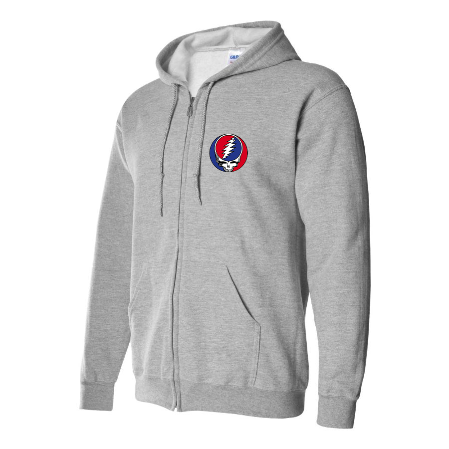 Men's Gratefu Dead Logo Zipper Hoodie