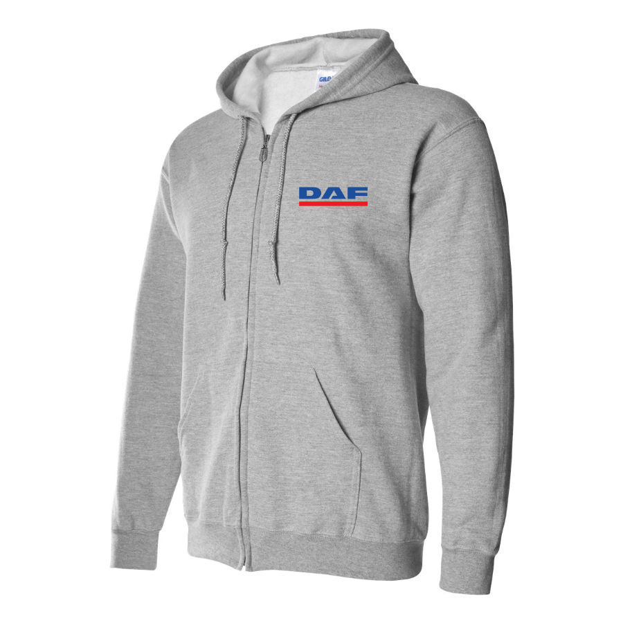 Men's DAF Logo Zipper Hoodie