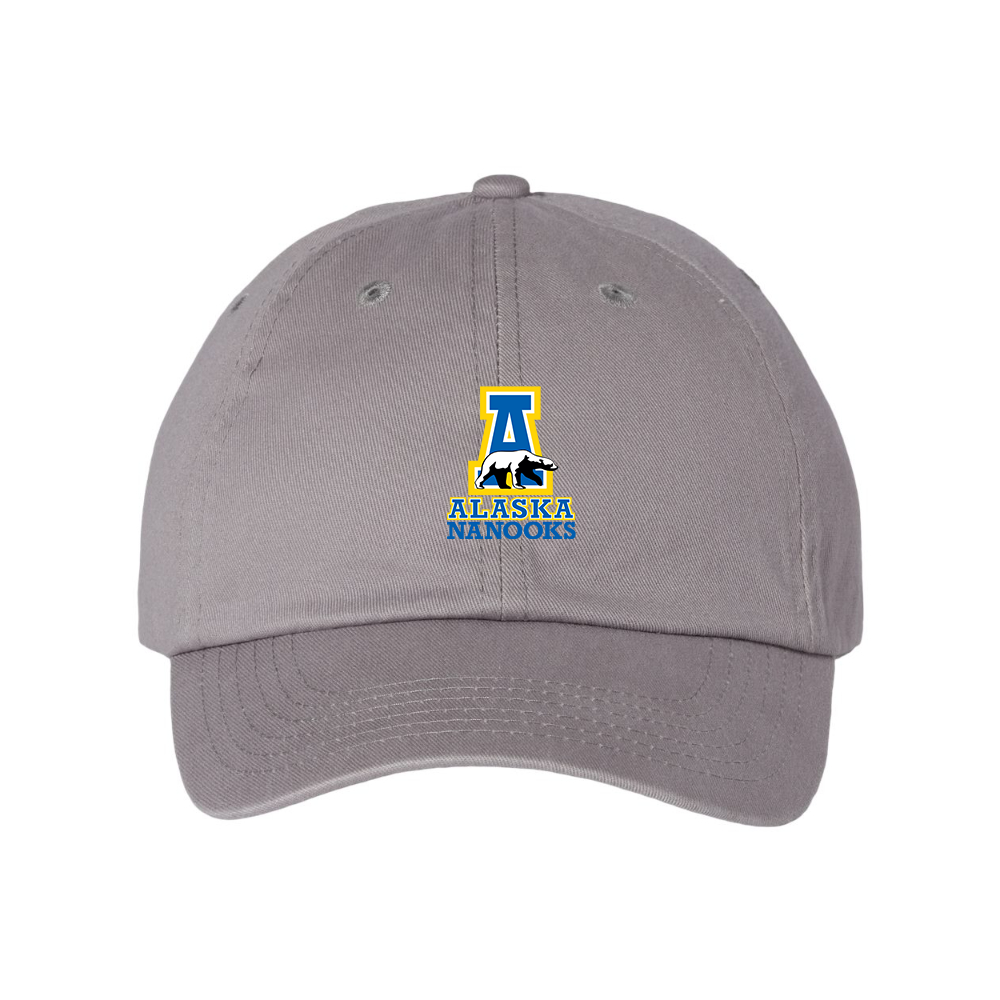 Alaska Nanooks  Valucap Adult Bio-Washed Classic Dad Hat