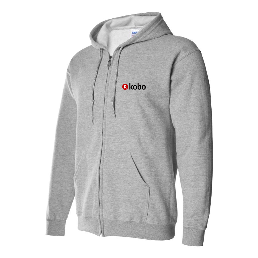Men's Kobo Logo Zipper Hoodie