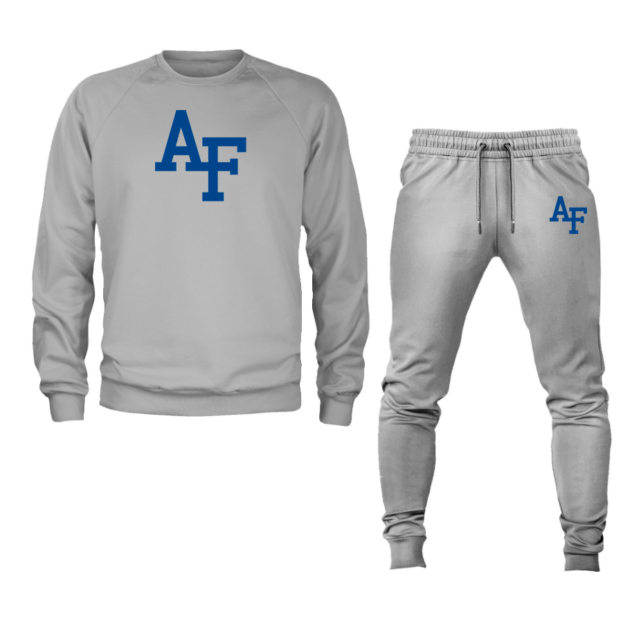 Men's Air Force Falcons  Crewneck Sweatshirt Joggers Suit