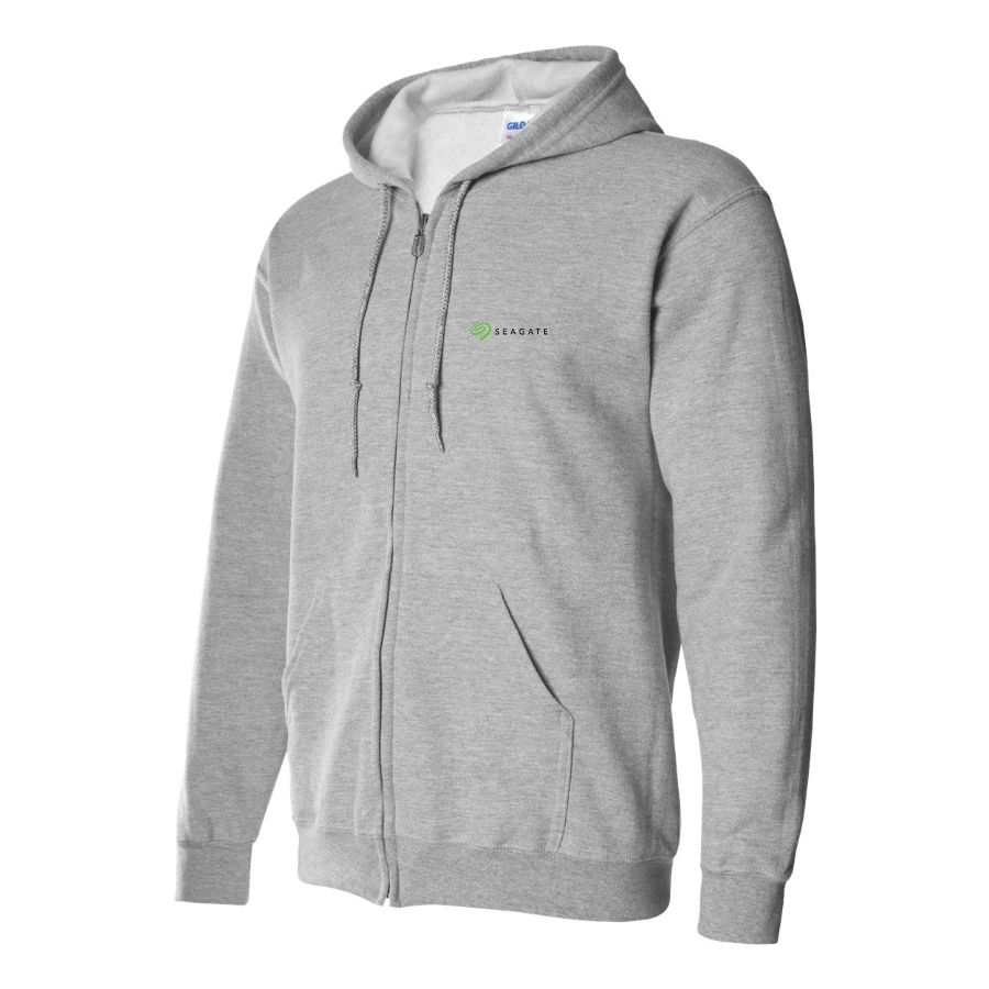 Men's Seagate Logo  Zipper Hoodie
