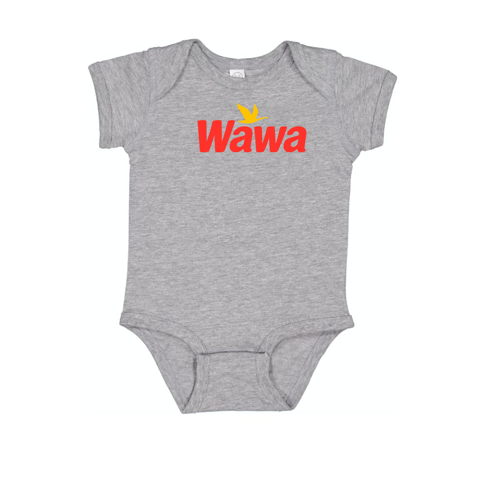 Wawa Gas Station Logo Baby Onesie Romper