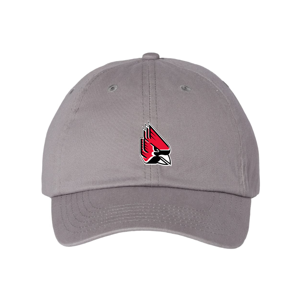 Ball State Cardinals   Valucap Adult Bio-Washed Classic Dad Hat