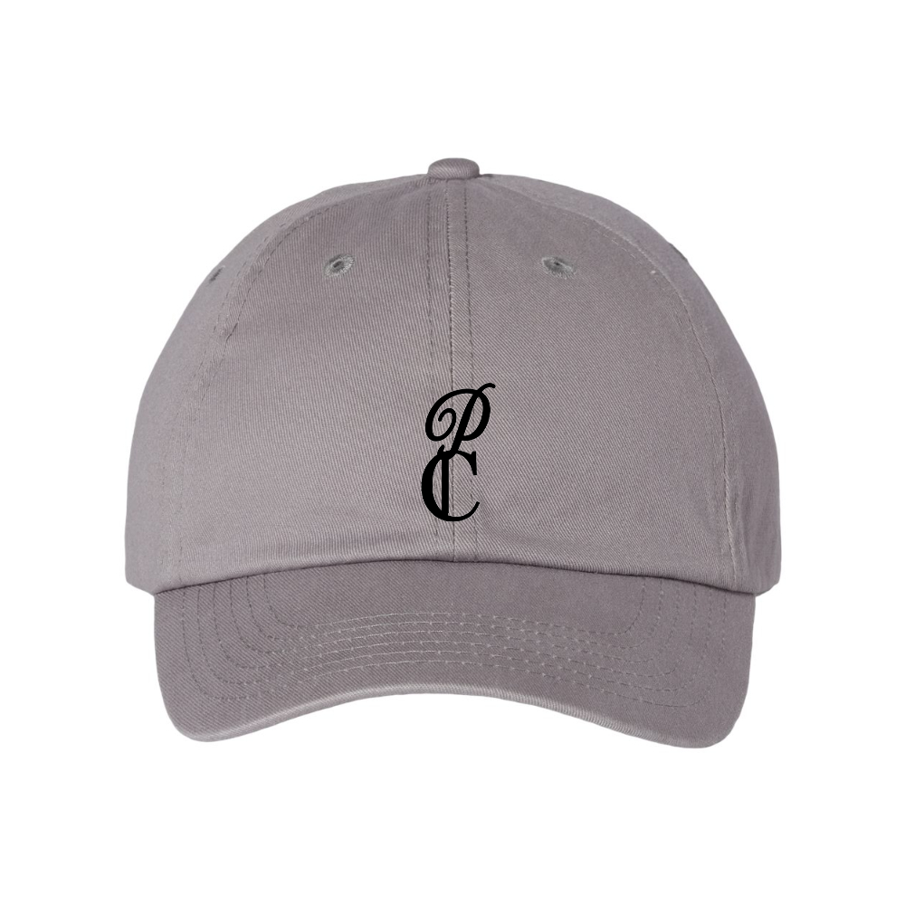 P & C Black  Valucap Adult Bio-Washed Classic Dad Hat