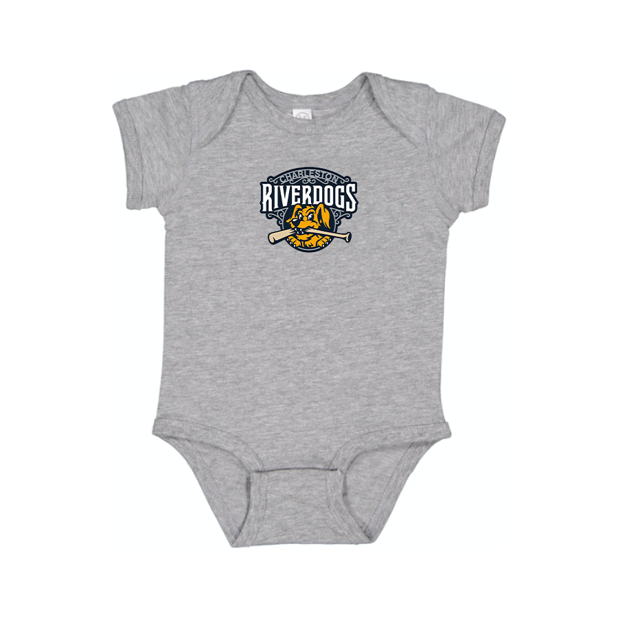 Charleston RiverDogs Logo Baby Onesie Romper