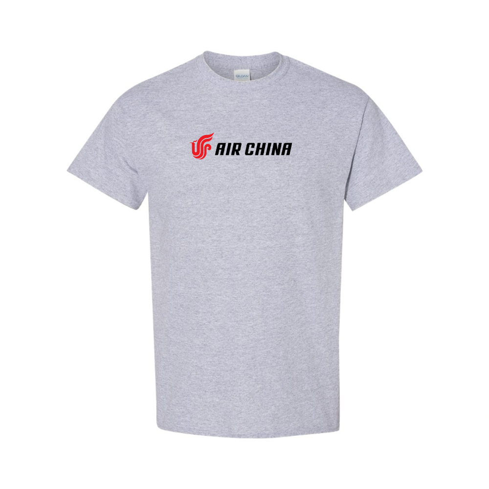 Men's   Air China  Cotton T-Shirt