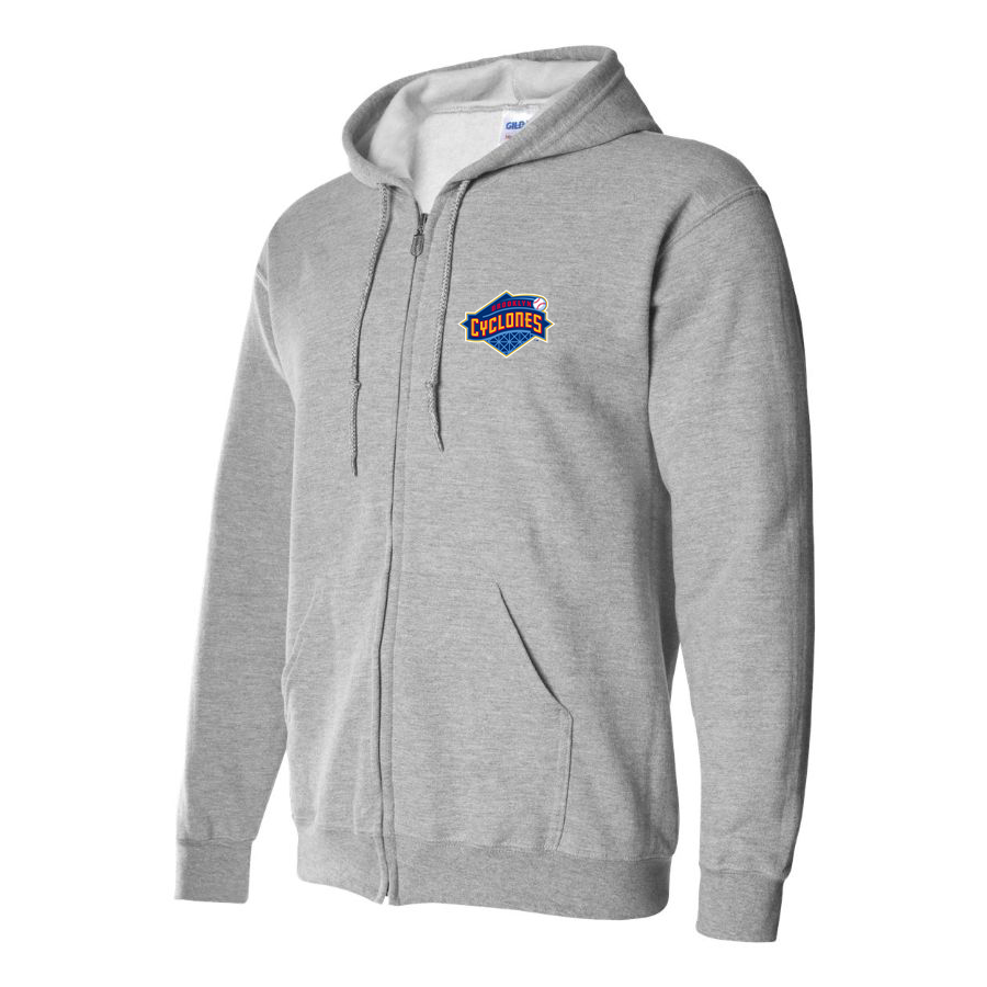 Men's Brooklyn Cyclones Logo Zipper Hoodie
