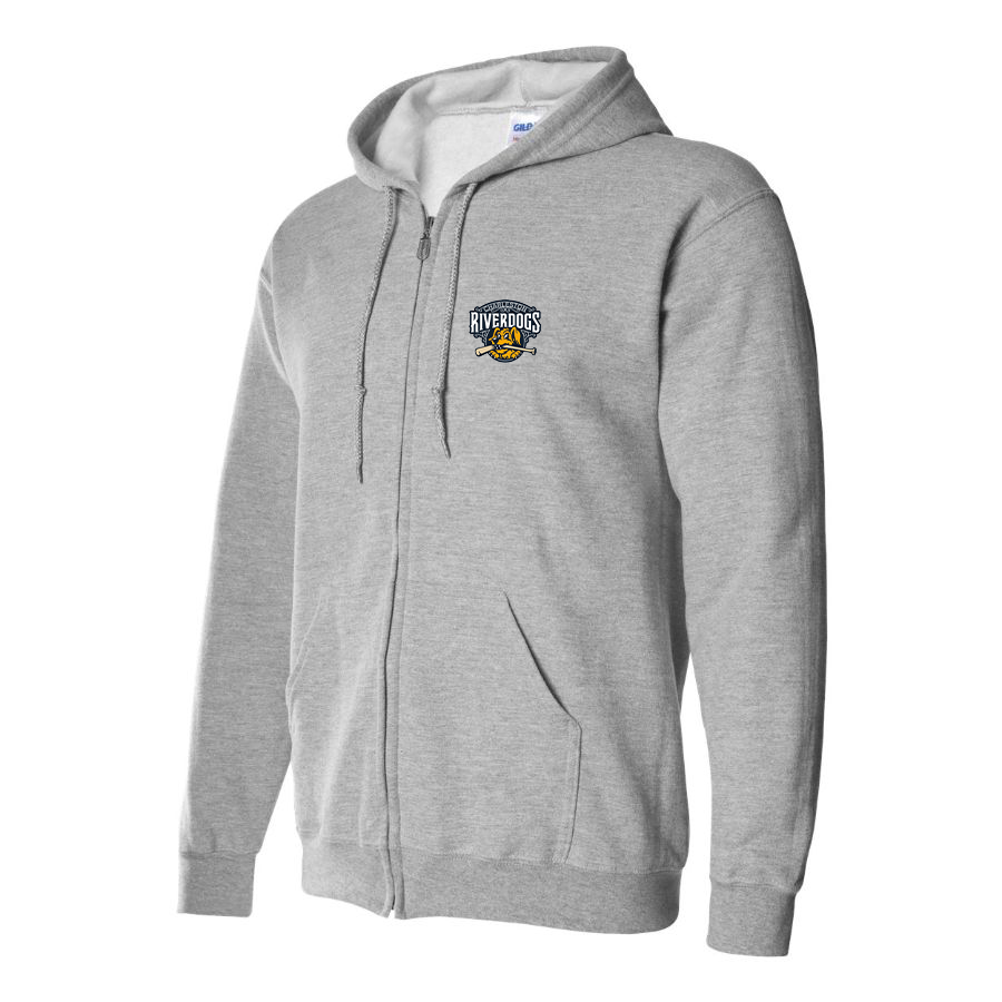 Men's Charleston RiverDogs Logo Zipper Hoodie