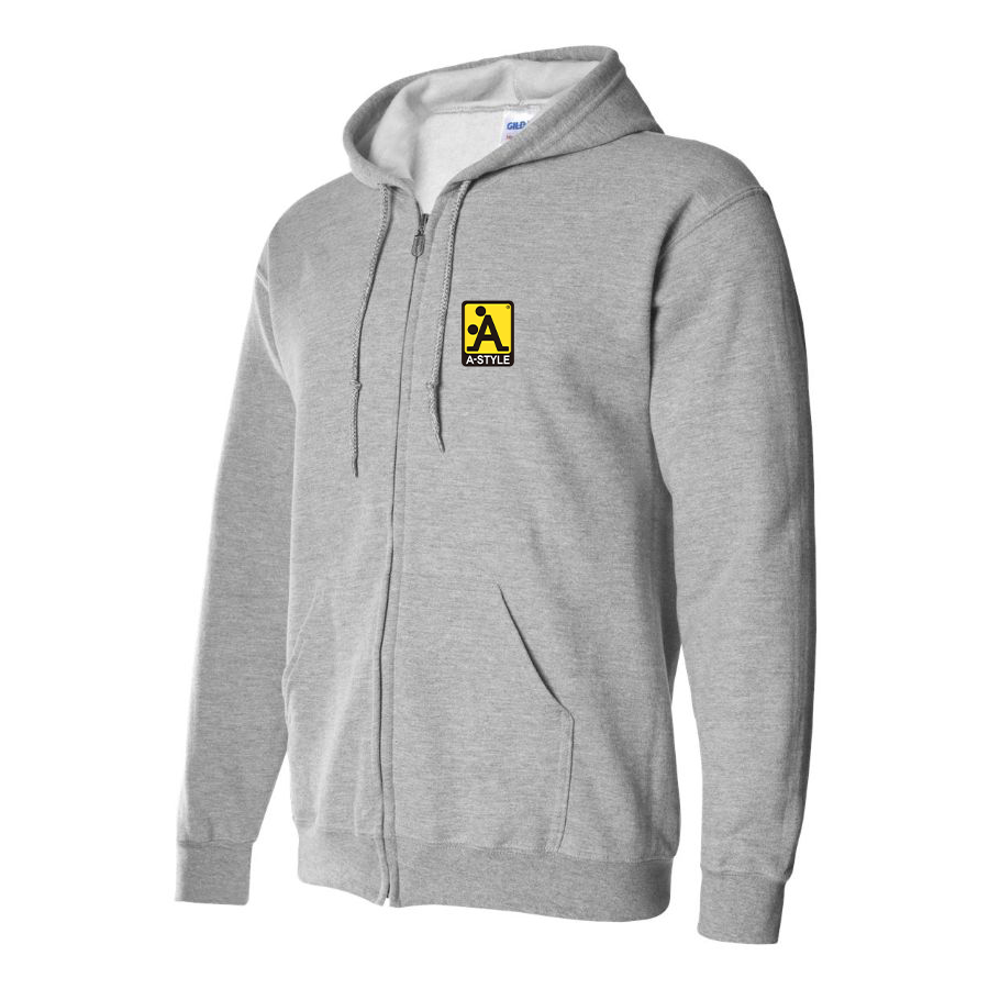 Men's A Style Logo Zipper Hoodie