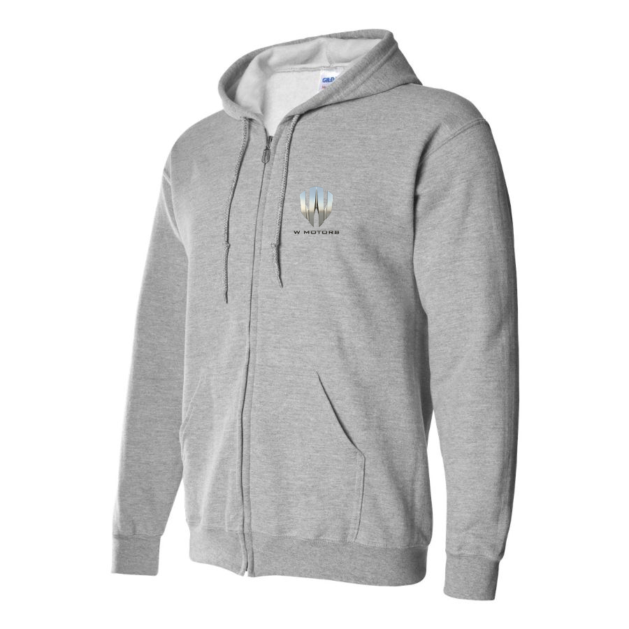 Men's W Motors  Logo Zipper Hoodie