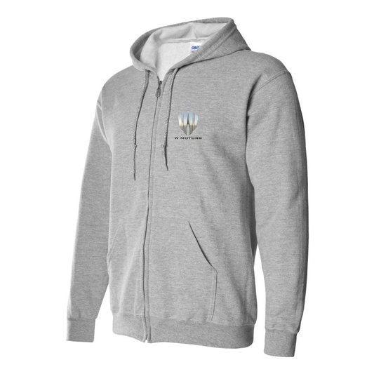 Men's W Motors  Logo Zipper Hoodie