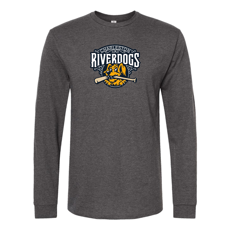 Men's Charleston RiverDogs Logo Cotton Long Sleeve T-Shirt