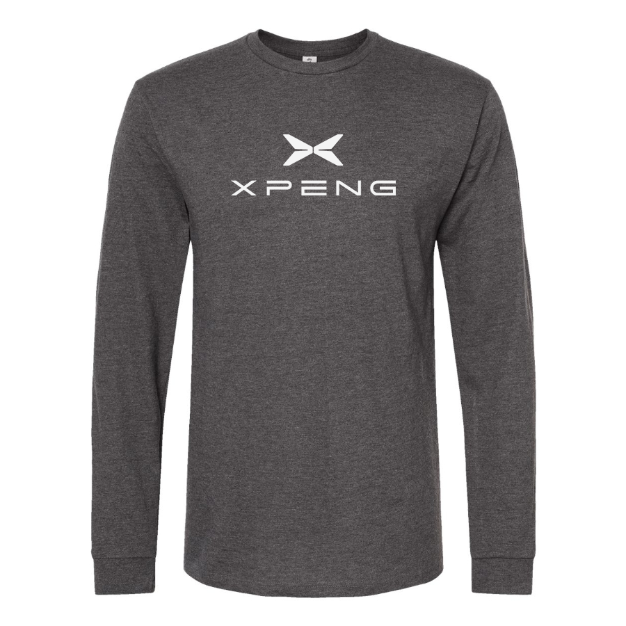 Men's XPeng Logo Cotton Long Sleeve T-Shirt