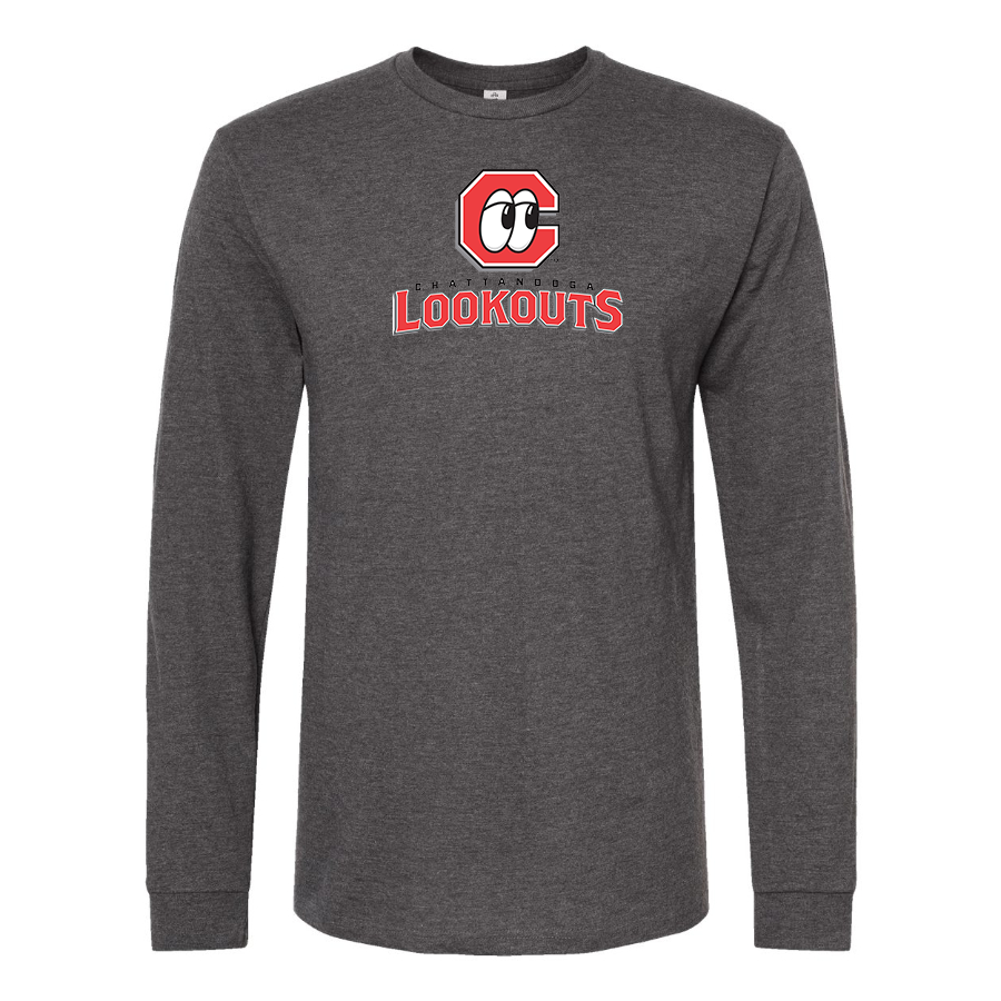 Men's Chattanooga Lookouts  Logo Cotton Long Sleeve T-Shirt