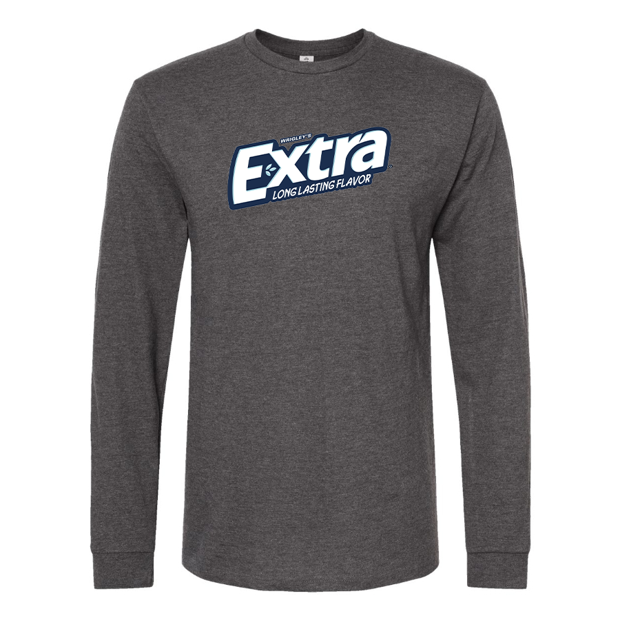 Men's Extra Gum Logo Cotton Long Sleeve T-Shirt