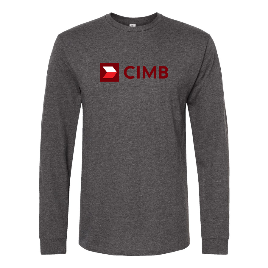 Men's CIMB  Logo Cotton Long Sleeve T-Shirt