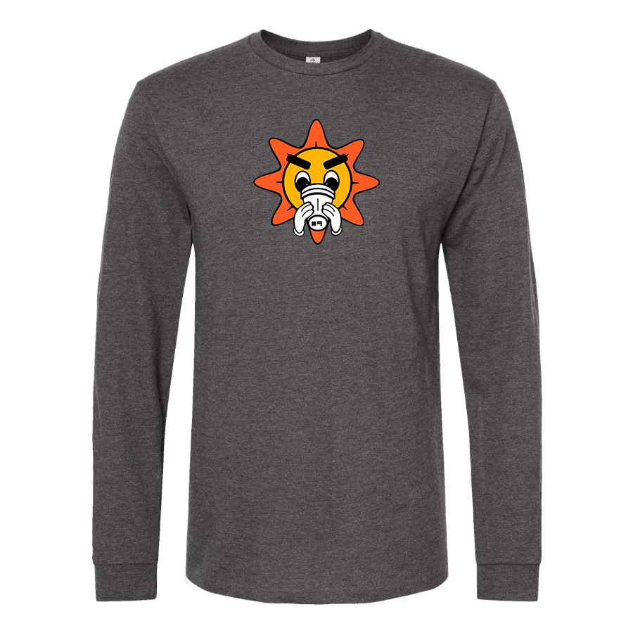 Men's Glo Gang Logo Cotton Long Sleeve T-Shirt