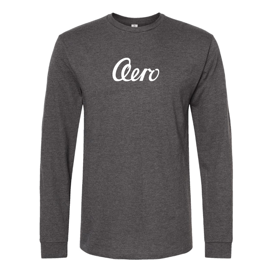 Men's Aero   Logo Cotton Long Sleeve T-Shirt