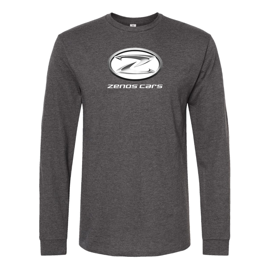 Men's Zenos Cars Logo Cotton Long Sleeve T-Shirt